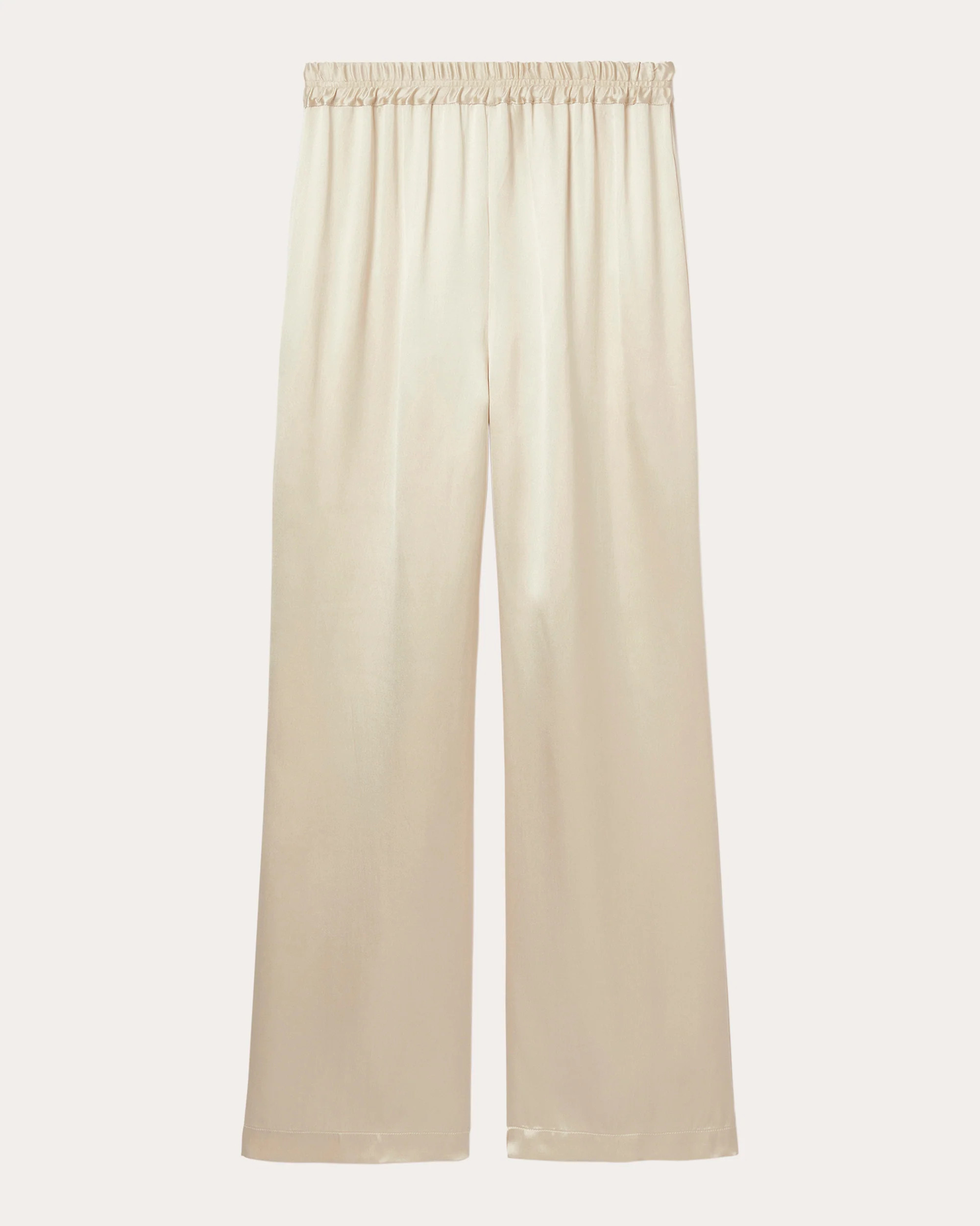 BITE Studios Women's Leone Silk Pants in Cream | Olivela