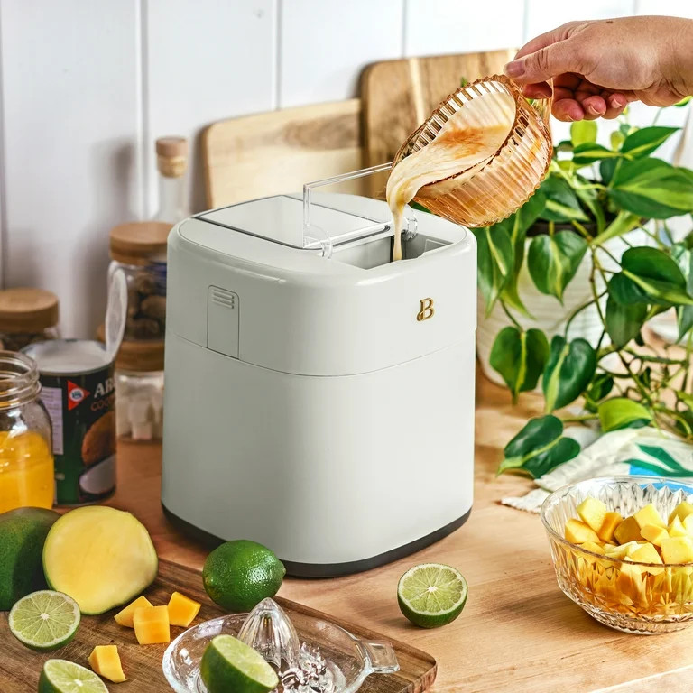 Beautiful 1.5 qt Ice Cream Maker with Touch Activated Display, White Icing by Drew Barrymore | Walmart (US)