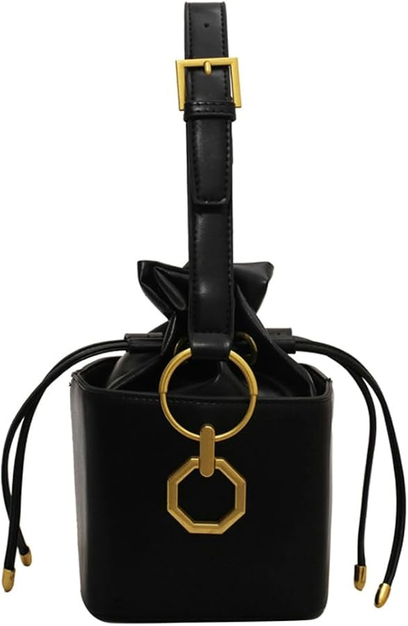 Casual Bucket Bag Trendy Crossbody Bags For Women Vegan Leather Handbags Elegant Clutch Purses Wo... | Amazon (US)