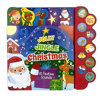 Jolly Jingle 10-Button Children's Christmas Sound Book (Interactive Children's Sound Book with 10... | Amazon (US)