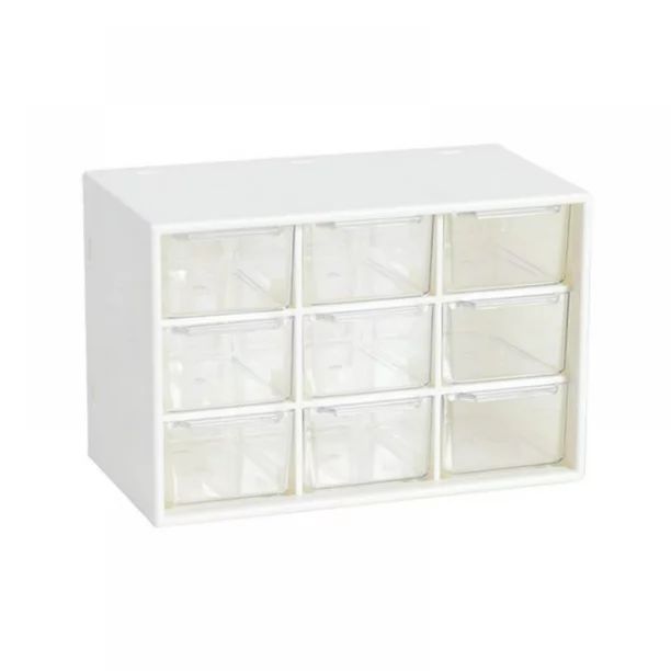 9 Grid Clear Plastic Jewelry Box Organizer, Storage Container for Jewelry Beads Earring Necklaces... | Walmart (US)