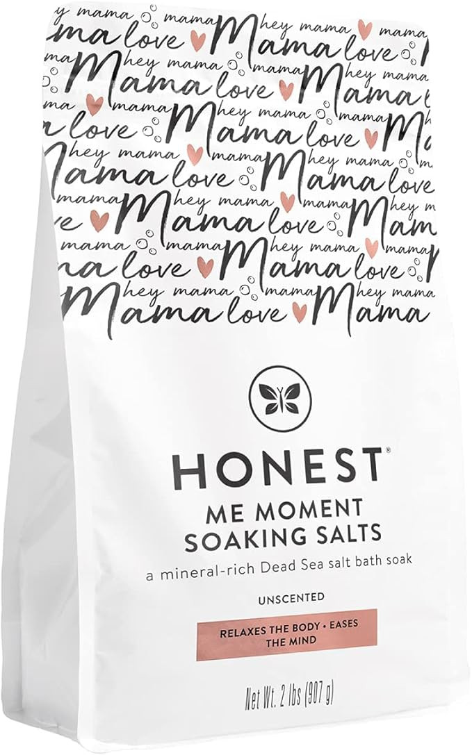 The Honest Company Mama Me Moment Soaking Salts Calming Mineral-rich Dead Sea Salt Soak 2 lbs | Amazon (US)