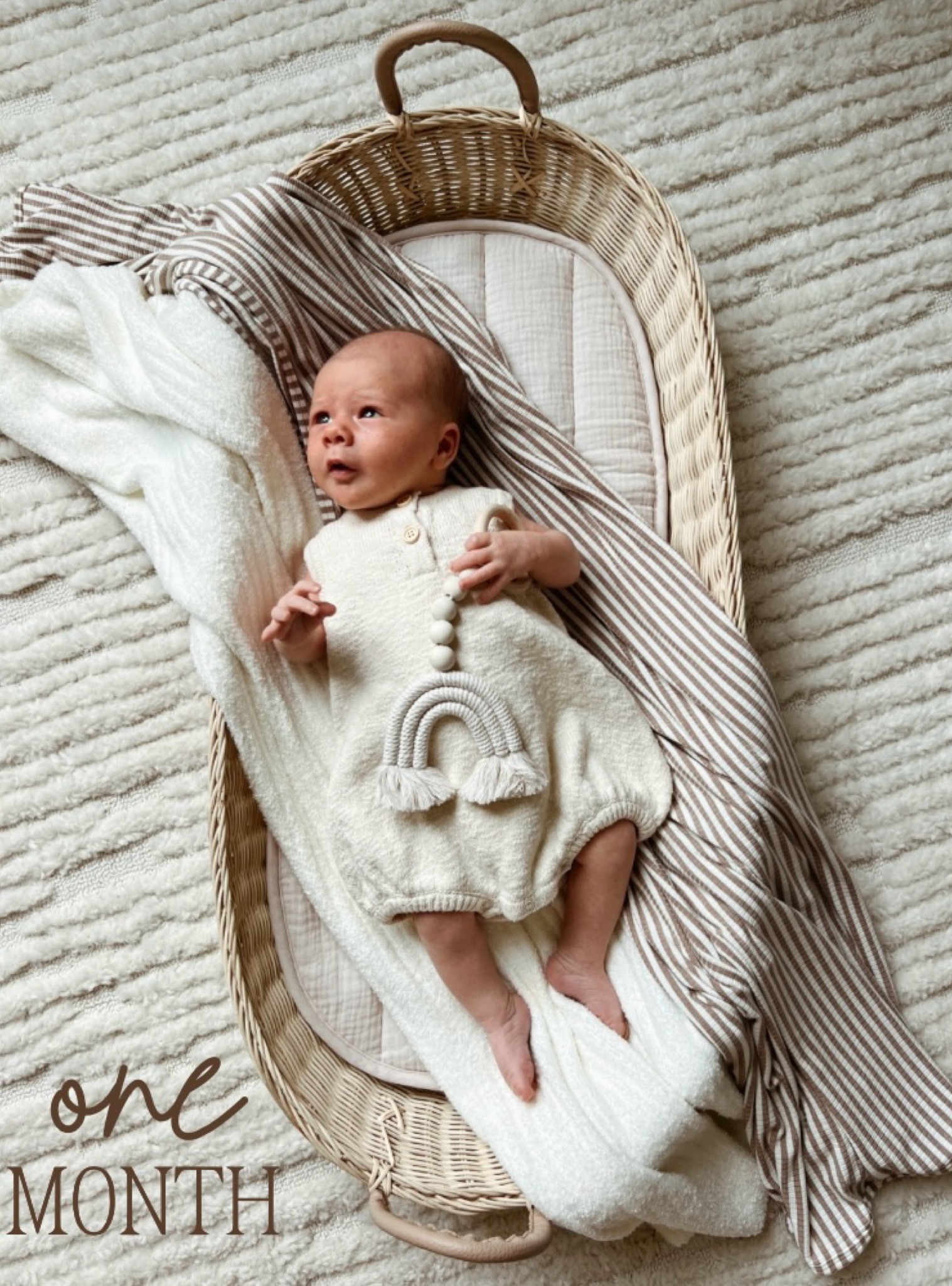 Monthly milestone photo-

Newborn, monthly photo, one month, Etsy, changing basket, nursery,  baby boy, bubble romper, swaddle, barefoot dreams

#LTKBump #LTKBaby #LTKFamily