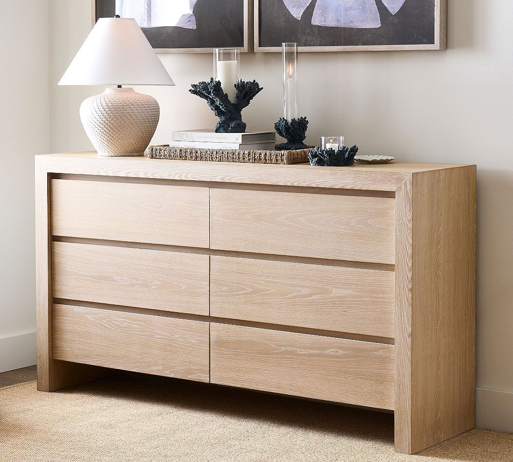 Newport 6-Drawer Wide Dresser (64") | Pottery Barn (US)