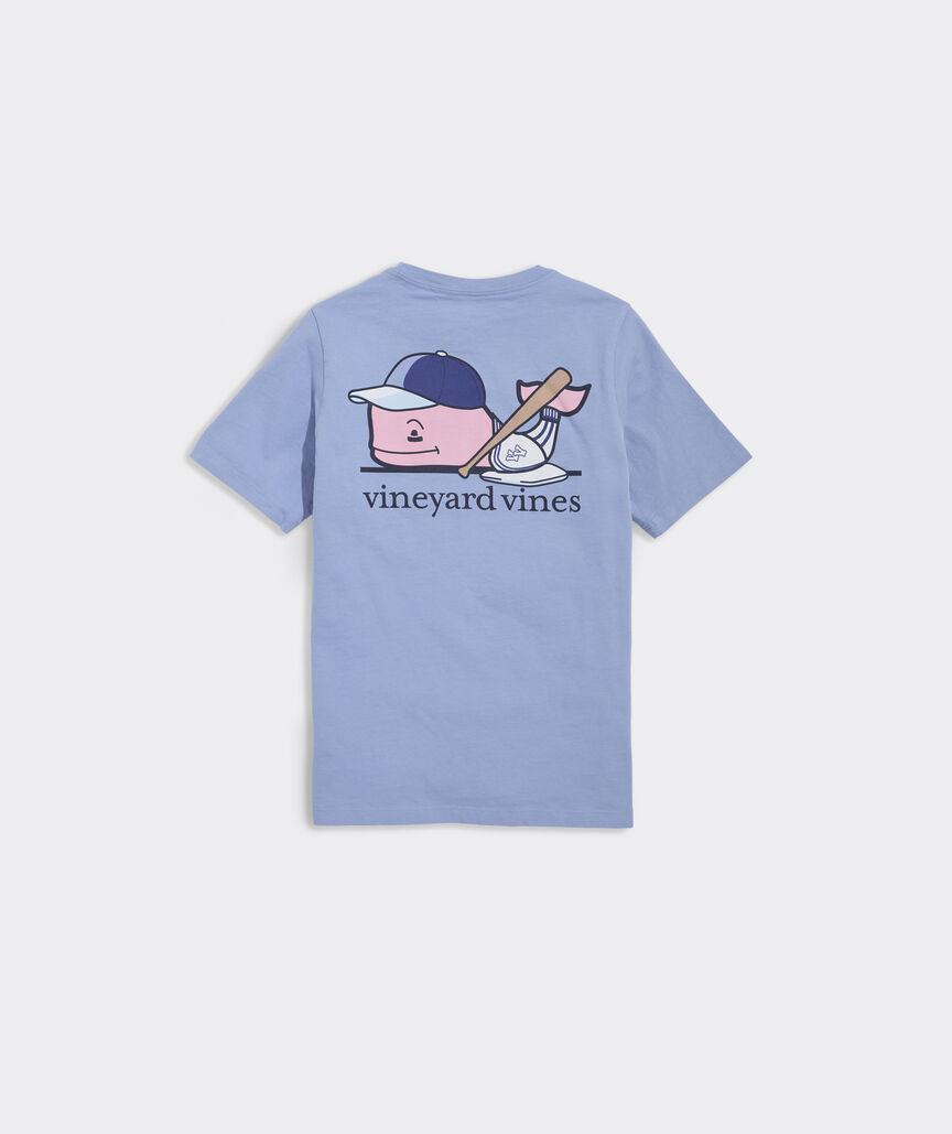 Boys' Baseball Player Whale Short-Sleeve Pocket Tee | vineyard vines