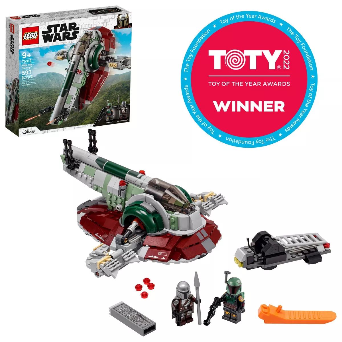 LEGO Star Wars Boba Fett Starship Building Set 75312 | Target