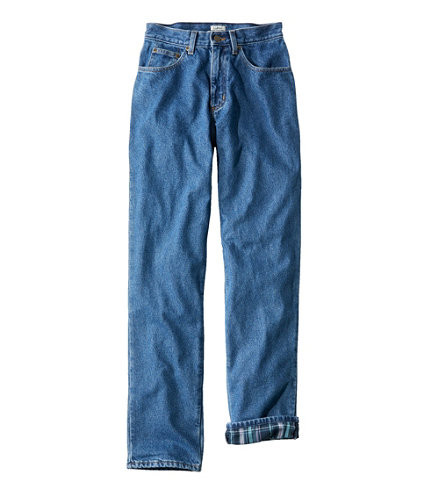 Women's Double L® Jeans, Relaxed Fit Flannel-Lined | L.L. Bean