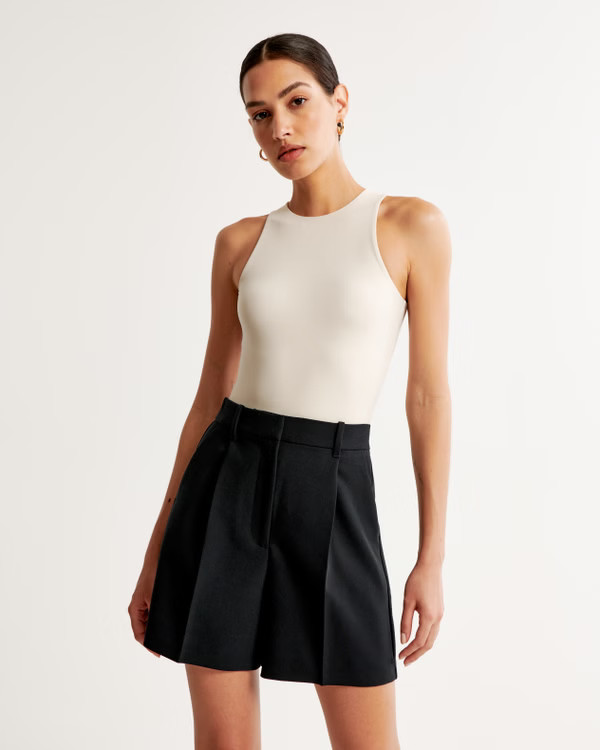 Ultra High Rise Tailored Short | Abercrombie & Fitch (US)