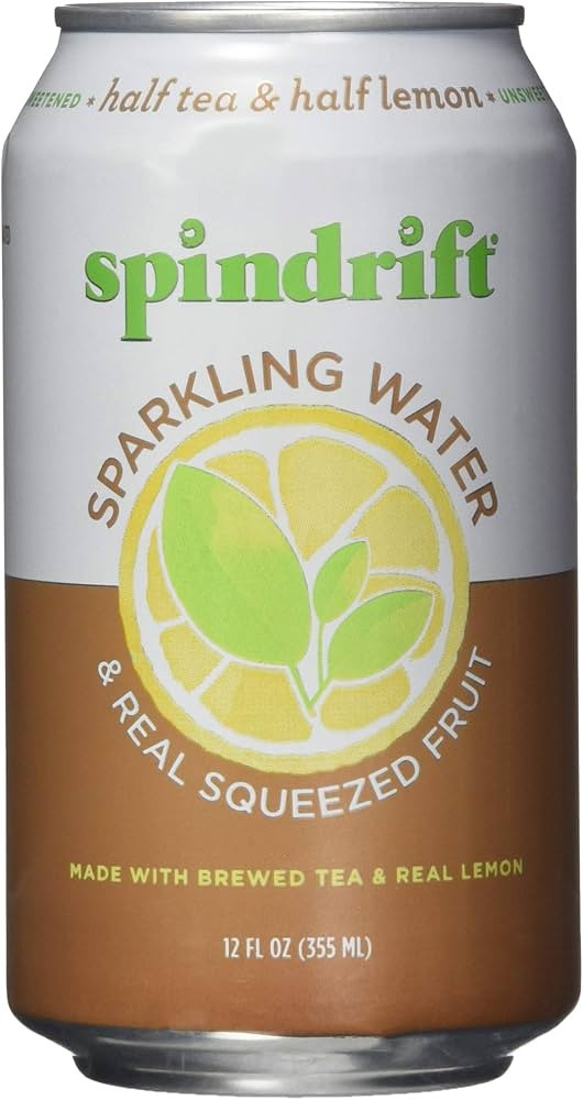 SPINDRIFT Half Tea Half Lemonade Sparkling Water, 12 Fl Oz | Amazon (US)