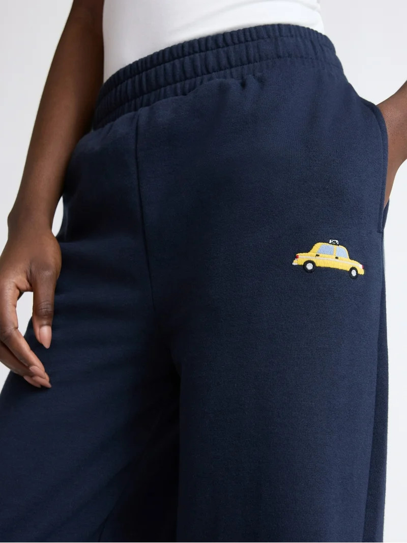 Scoop Limited Edition Women’s and Women's Plus New York Sweatpants with Embroidery, Sizes XS-4X... | Walmart (US)