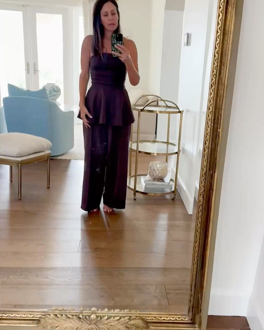 Free People set, can’t get over this one. Super lightweight fabric that won’t wrinkle (can you saw suitcase approved?!) with piping down the front and back of the pants. Such a great espresso color. I’m wearing an XS, fits TTS. 

#LTKTravel #LTKSummerEdit