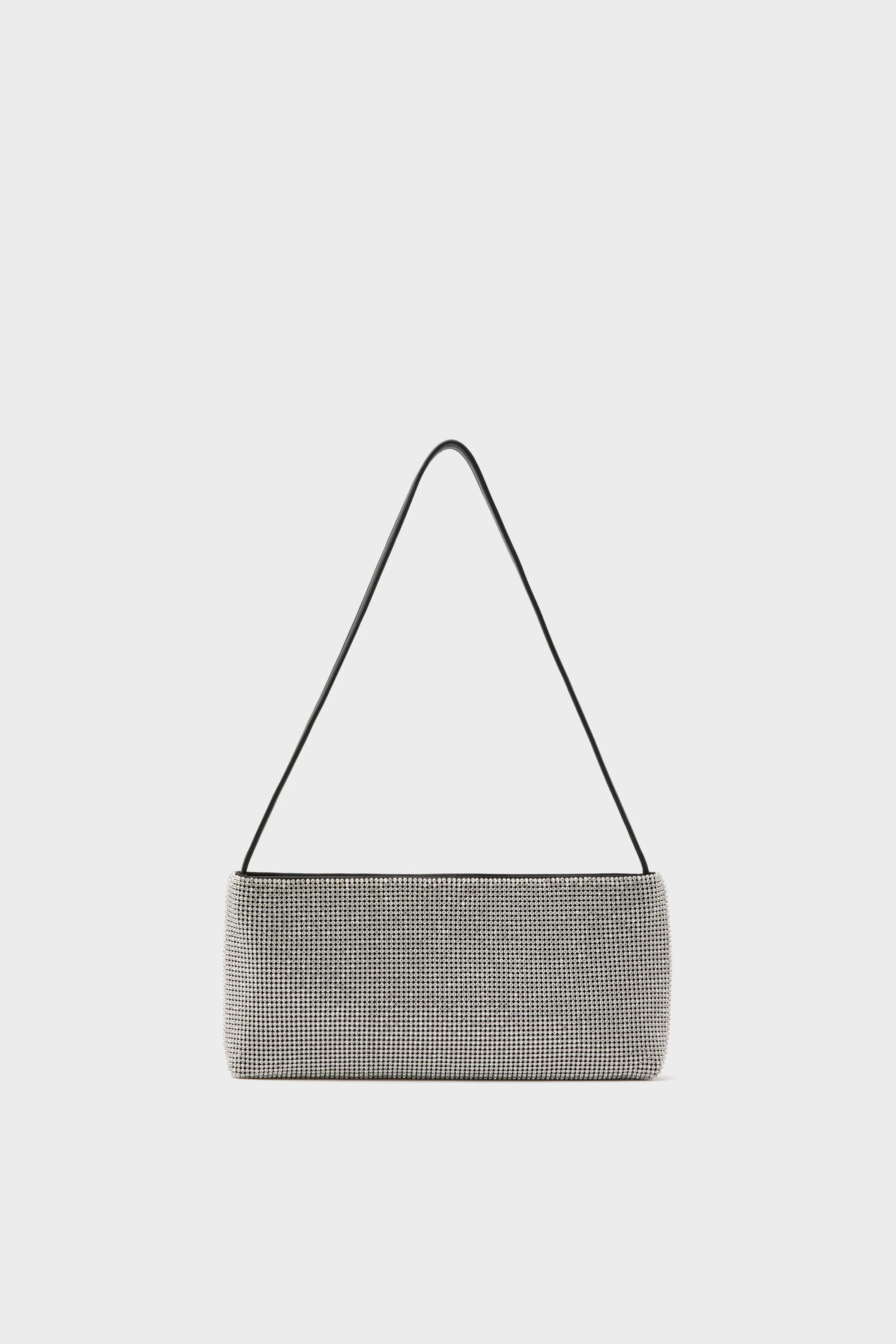 Silver Diamante Sophia Shoulder Bag | Tuckernuck (US)