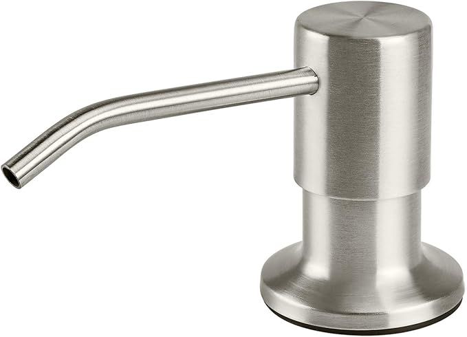 SAMODRA Soap Dispenser for Kitchen Sink, Premium Stainless Steel Pump Head 17 OZ Bottle 3.15 Inch... | Amazon (US)