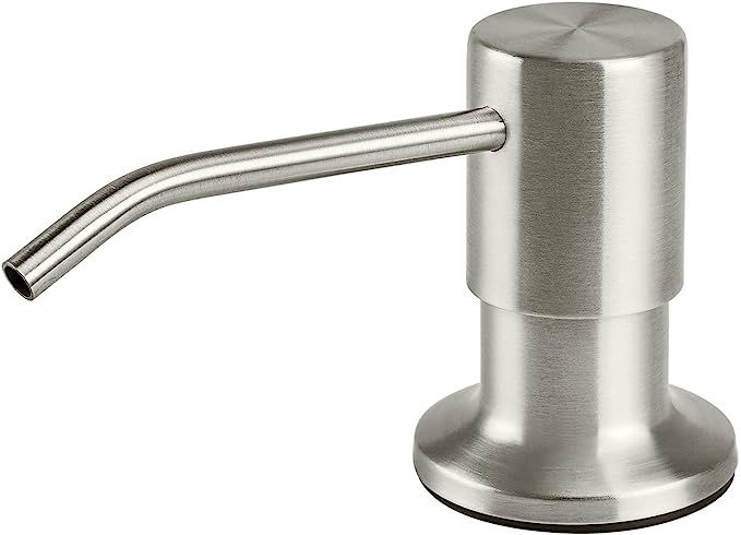 SAMODRA Soap Dispenser for Kitchen Sink, Premium Stainless Steel Pump Head 17 OZ Bottle 3.15 Inch... | Amazon (US)