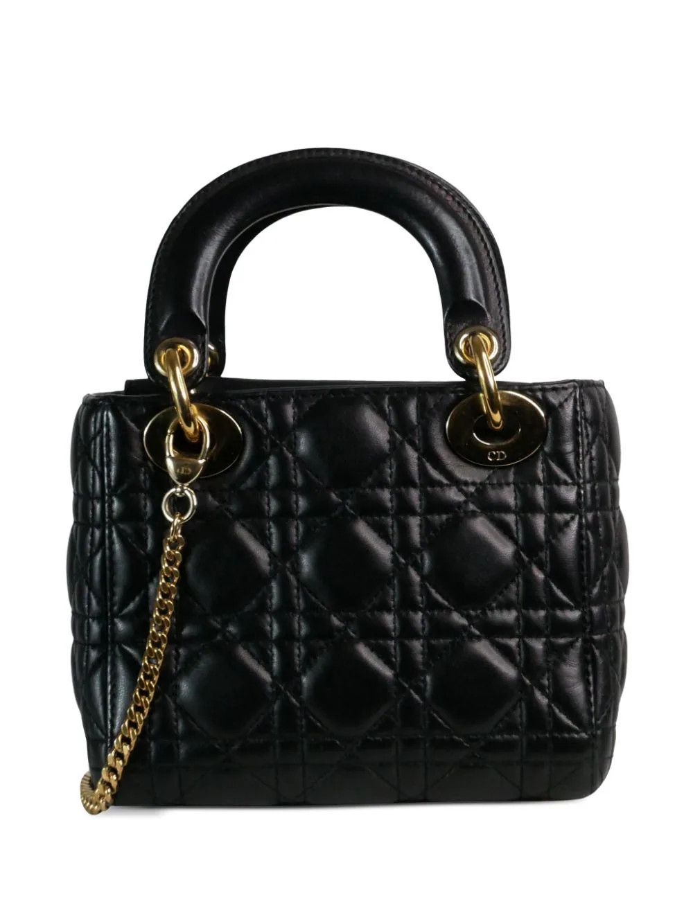 pre-owned mini Lady Dior two-way bag | Farfetch Global