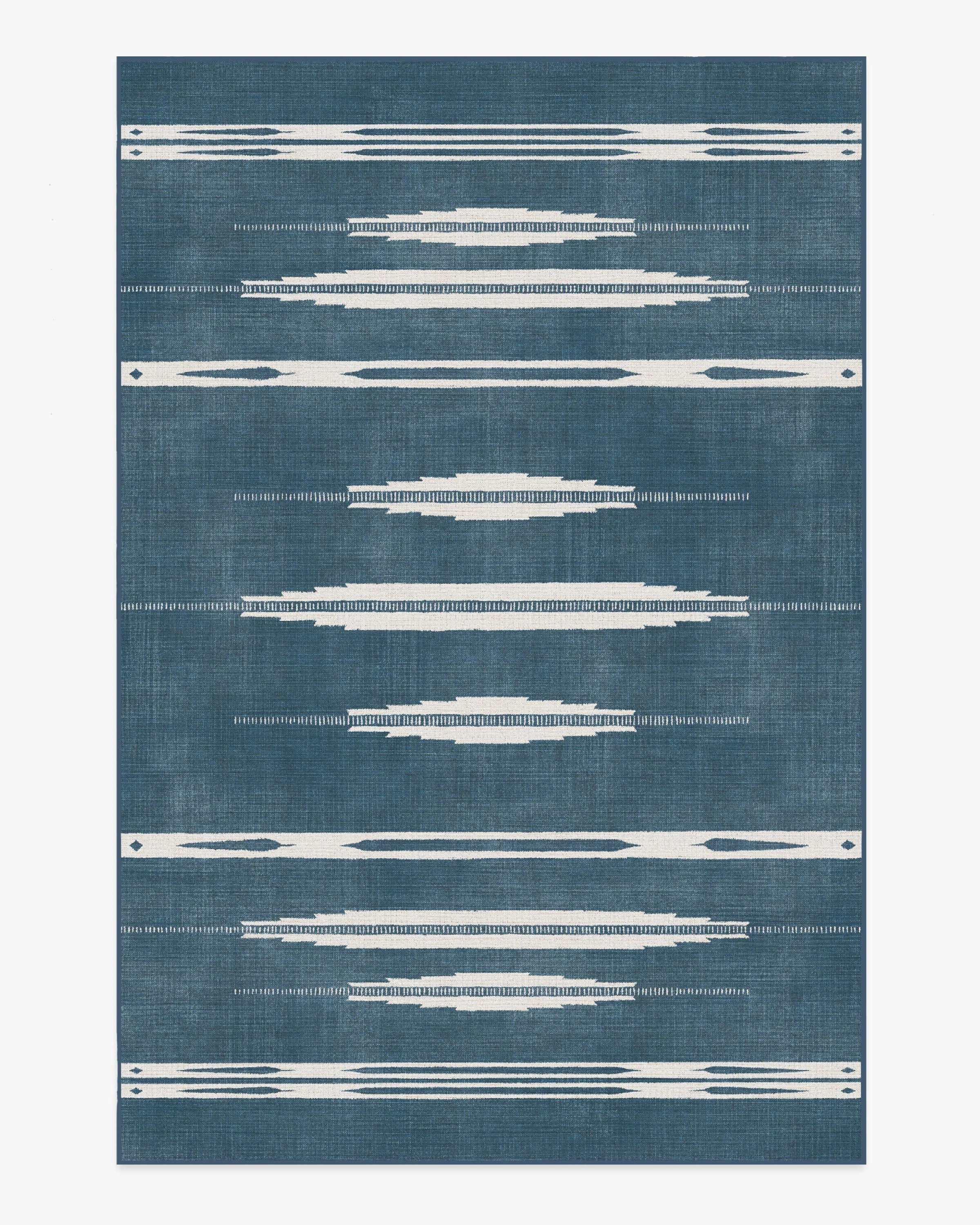 Raye Indigo & Ivory Rug | Ruggable | Ruggable