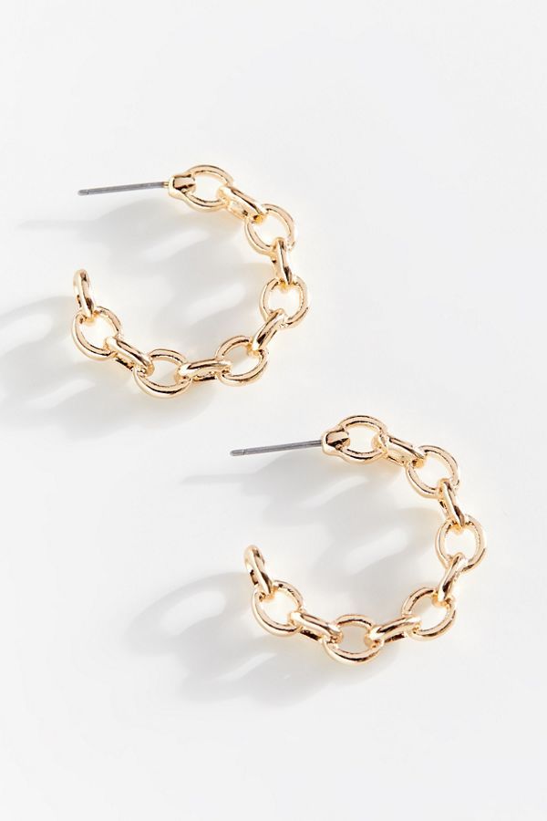 Romy Chain Hoop Earring | Urban Outfitters (US and RoW)