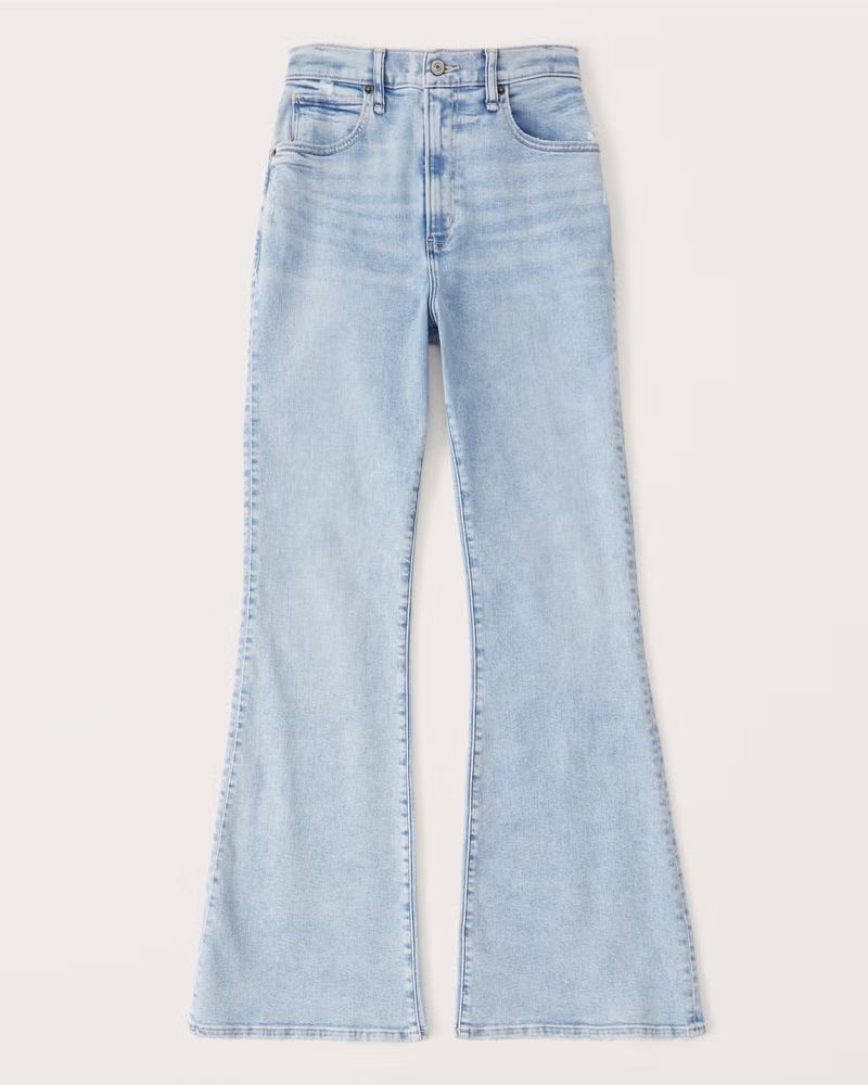 Ultra High Rise Stretch Flare Jean | Abercrombie & Fitch (US)