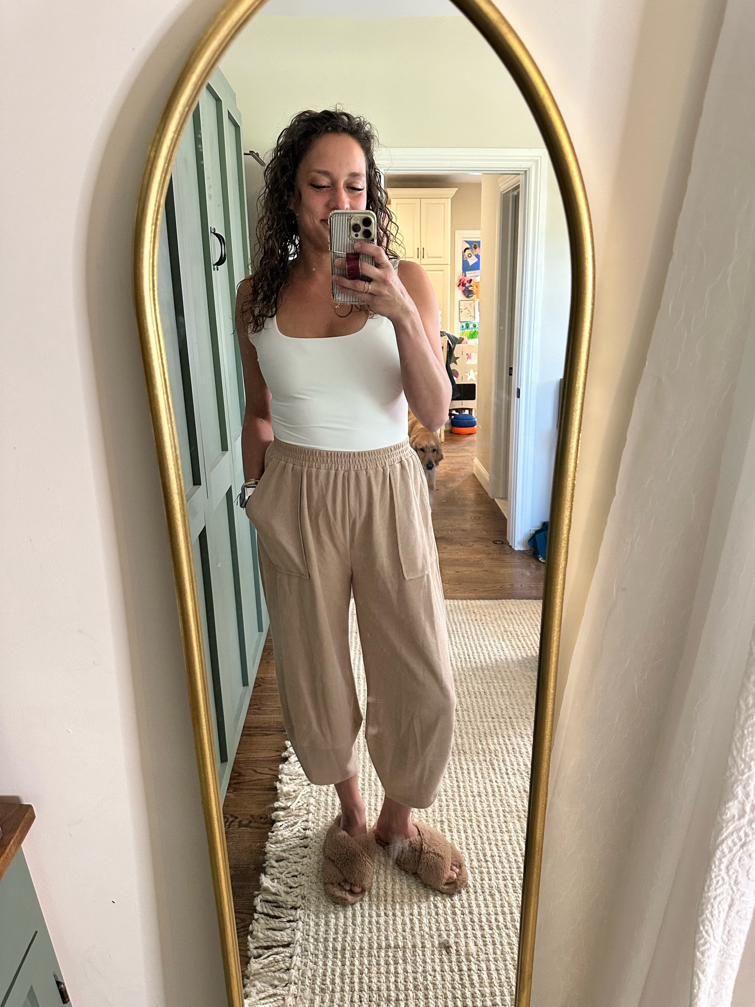 The perfect outfit for warmer fall days! 

For the pants, I sized down to a medium (normally a L or XL) and could probably go even one size smaller depending on how you want the fit 

I also sized down for the tank! 

If you have a smaller chest, this will be the best bra purchase you ever make in your life. Literally. 

Hope you love it!

#LTKStyleTip #LTKMidsize #LTKSeasonal
