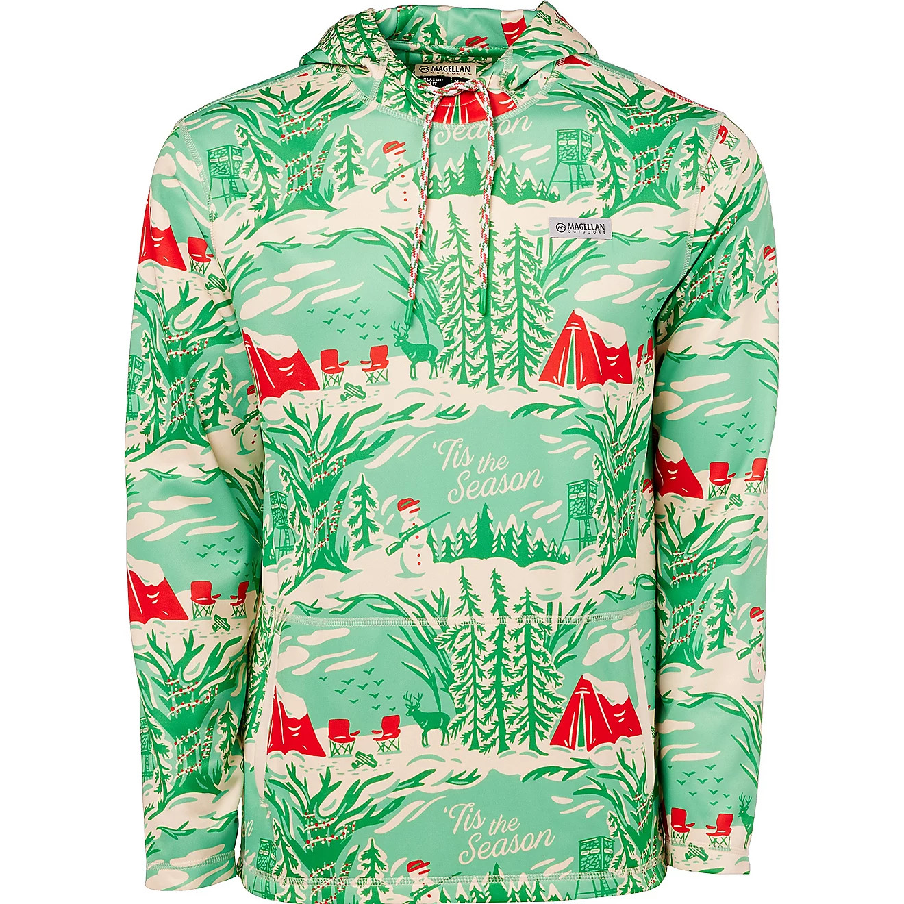 Magellan Outdoors Men's Holiday Fleece Hoodie | Academy | Academy Sports + Outdoors