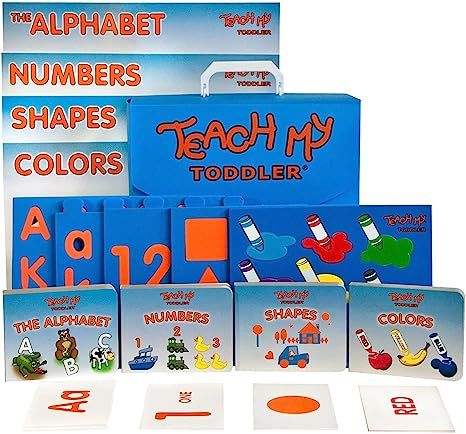 Amazon.com: Teach My -Toys Toddler Learning Kit: Letters, Numbers, Shapes, Colors- All-in-one kit... | Amazon (US)