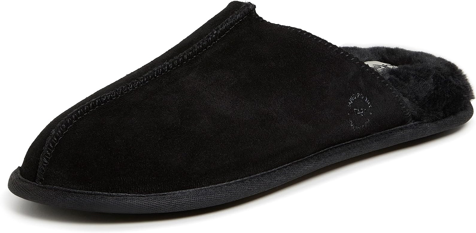 Dearfoams Men's Bradford Suede Closed Toe Indoor/Outdoor Scuff Slipper | Amazon (US)
