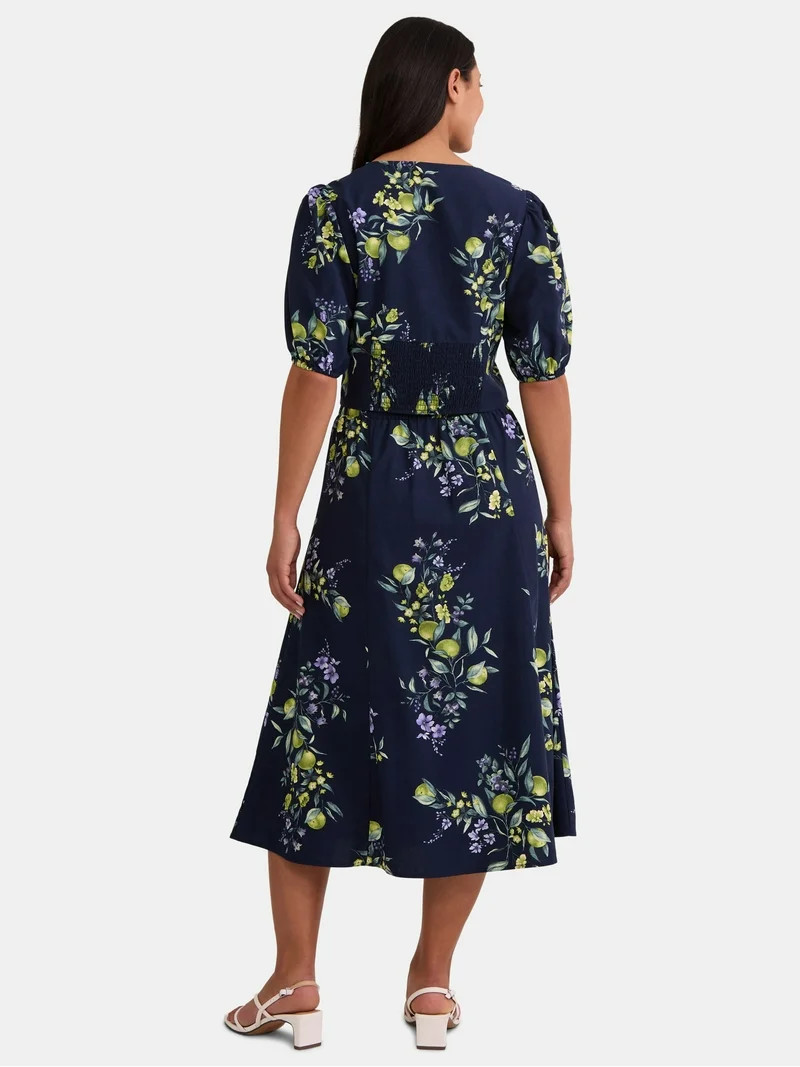 Time and Tru Women's Poplin Skirt Set, Sizes XS-XXXL | Walmart (US)