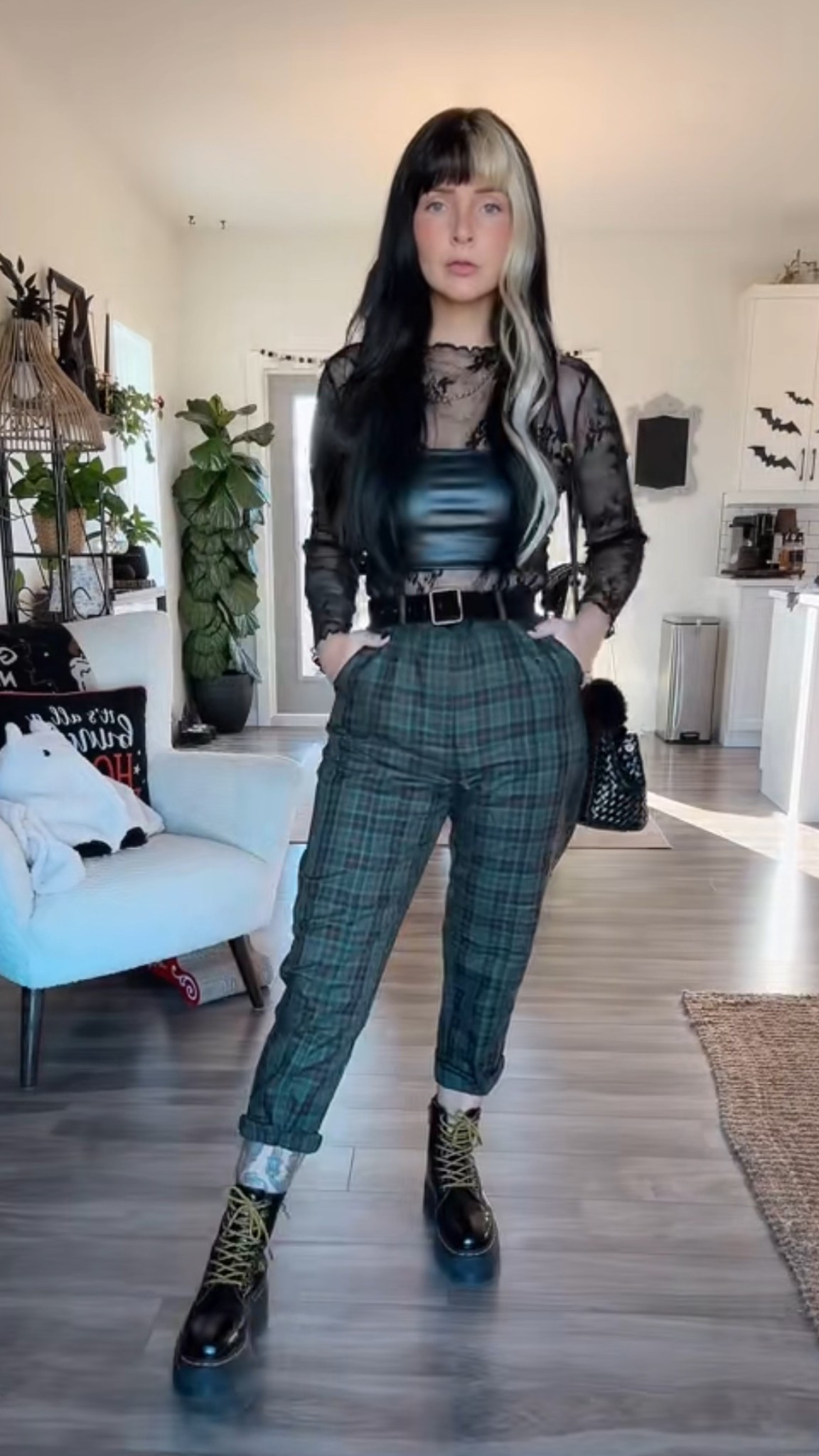 Rockstar girlfriend round 2! 

Sheer top: SHEIN
Leather top: wet seal
Belt: Amazon
Pants: “nightingale” from Disturbia
Shoes: Dox Marten Jaden Maxx
Purse: JW PEI “Lucia"

#LTKcanada #LTKstyletip #LTKfall