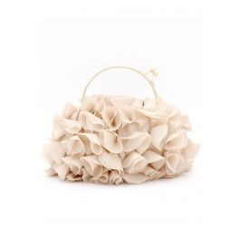 Elegant Creamy 3D Petal Clutch | Chicwish
