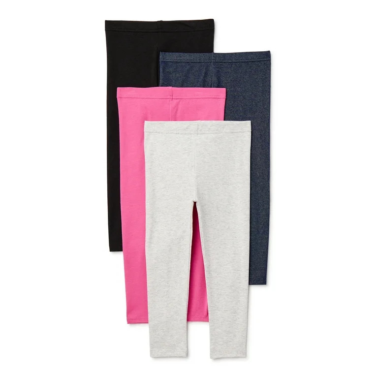 Garanimals Baby Girls & Toddler Girls Leggings, 4-Pack (12M-5T) | Walmart (US)