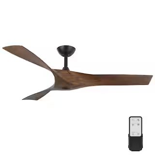 Home Decorators Collection Wesley 52 in. Indoor/Outdoor Oil Rubbed Bronze DC Motor Ceiling Fan wi... | The Home Depot