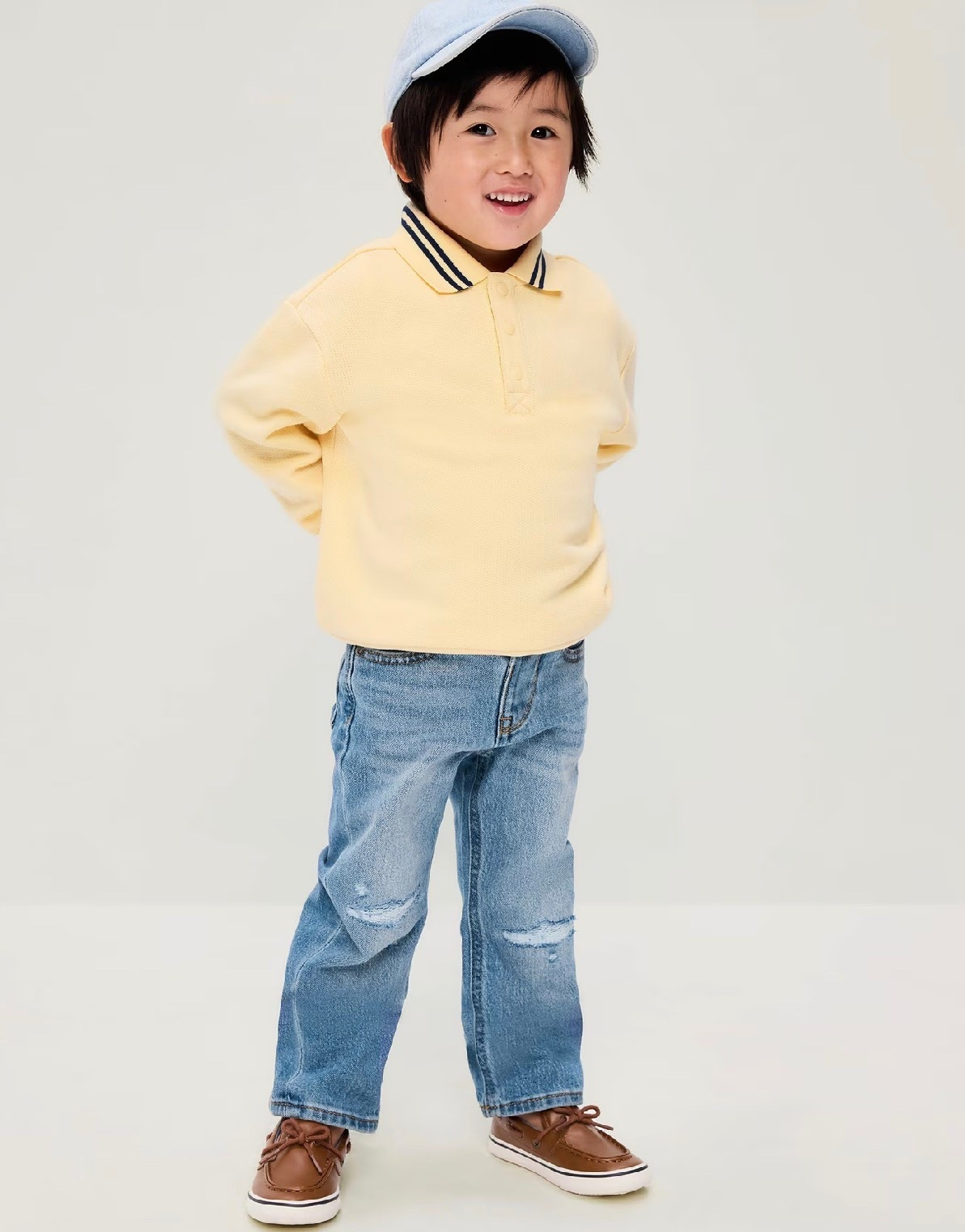 Toddler boys ripped jeans 🤍 such a cute everyday pair — stretchy, comfy, and perfect for play. All toddler sizes available ❤️

#LTKootd #LTKBaby #LTKKids