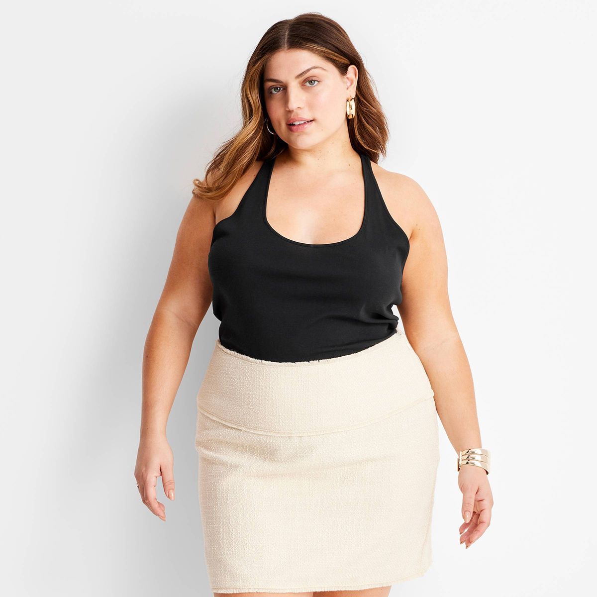 Women's 90's Ribbed Tank Top - Future Collective™ with Jenny K. Lopez | Target