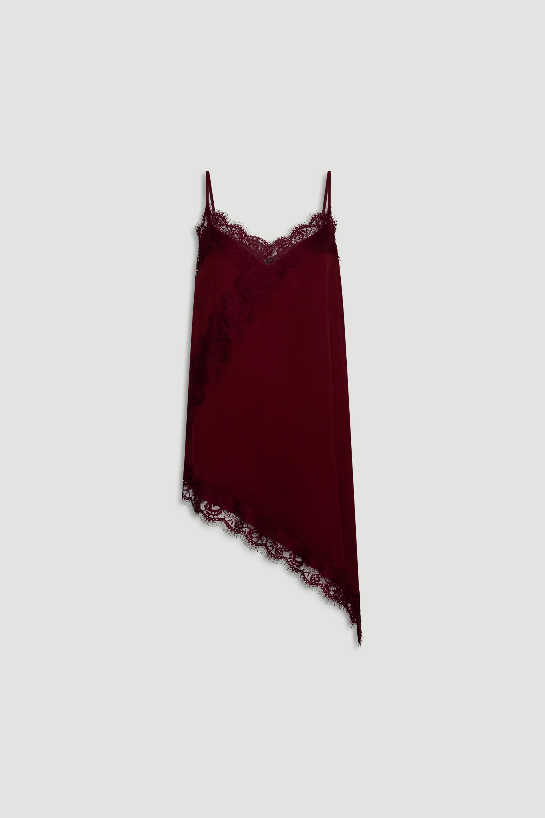Karla Lace Tunic - Ruby | DECJUBA