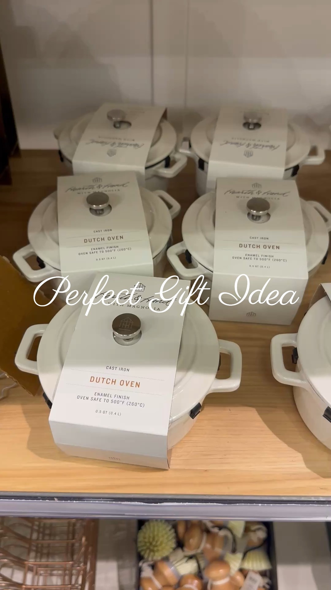 Love this gift idea for a host, someone who loves to cook, or even the smaller Dutch oven for a favorite things party or white elephant. Plus, Hearth and Hand quality and design is always so good! #LTKHoliday #LTKSeasonal #LTKmomlife 

#LTKHome #LTKfoodie #LTKGiftGuide