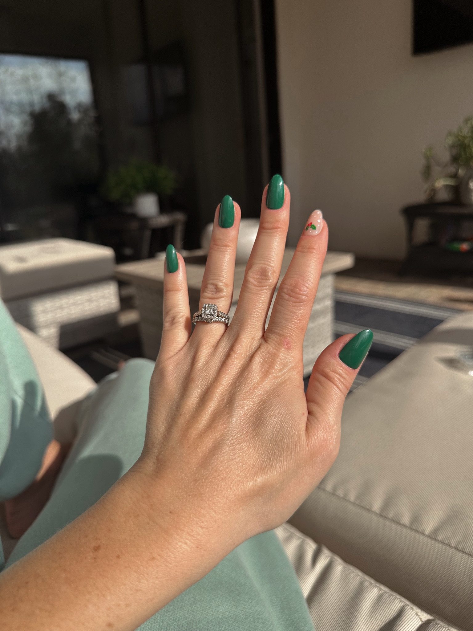 Using the last set from my impress Christmas nail 3 pack! I really like the length & deep green color on these ! 

Press on nails, nails, impress, ChristineGerace 

#LTKBeauty #LTKFindsUnder50 #LTKStyleTip