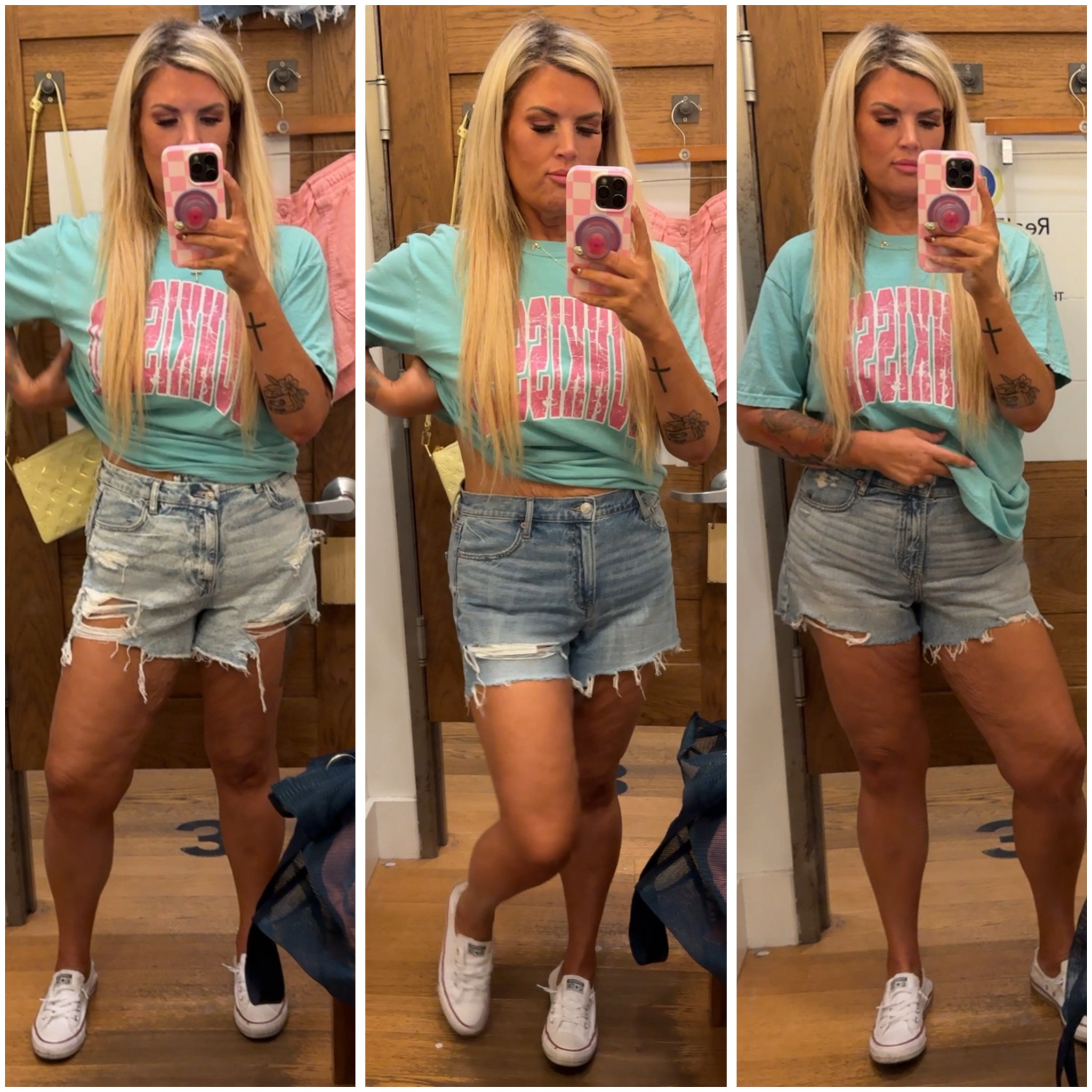 Shorts for Summer! My favorite look is super casual and I feel like nothing captures that better than denim cut offs!  #SummerStyle #Summer #Shorts #JeanShorts #CutOffShorts 

#LTKOver40 #LTKMidsize #LTKStyleTip