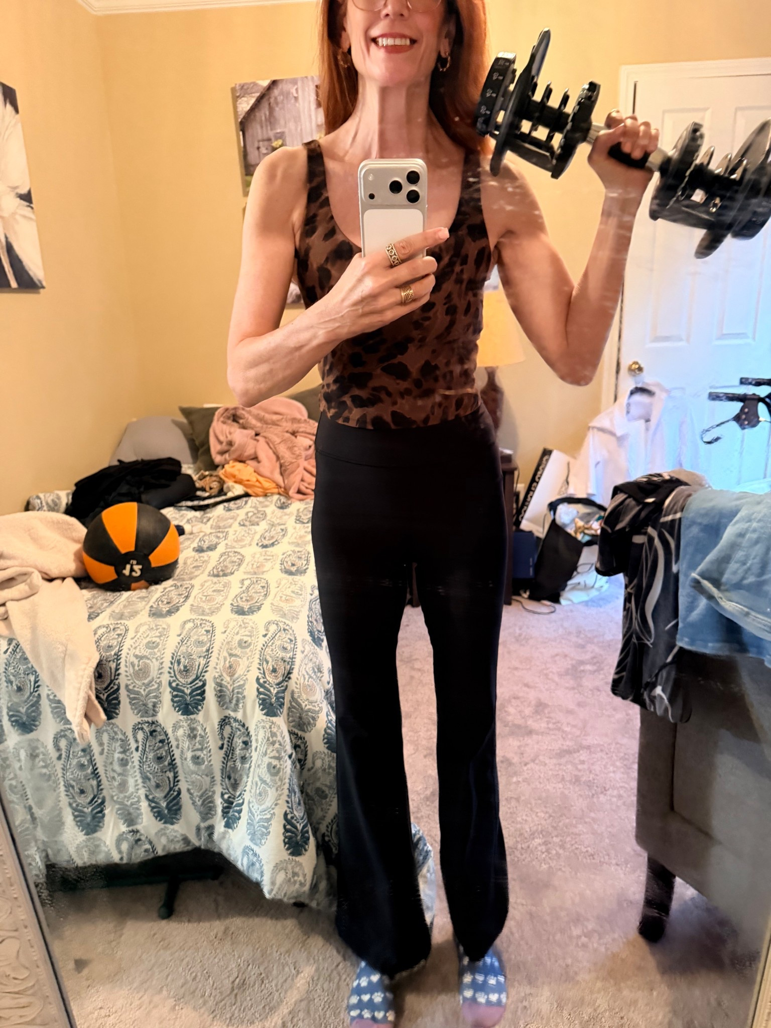 #workout #workoutwear #fitness #bratop in medium I’m a 34B 
Gym pants small
Adjustable dumbbells

#LTKOver40 #LTKfitnessgoals #LTKootd