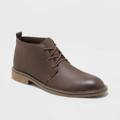 Men's Granger Boots - Goodfellow & Co™ Brown | Target