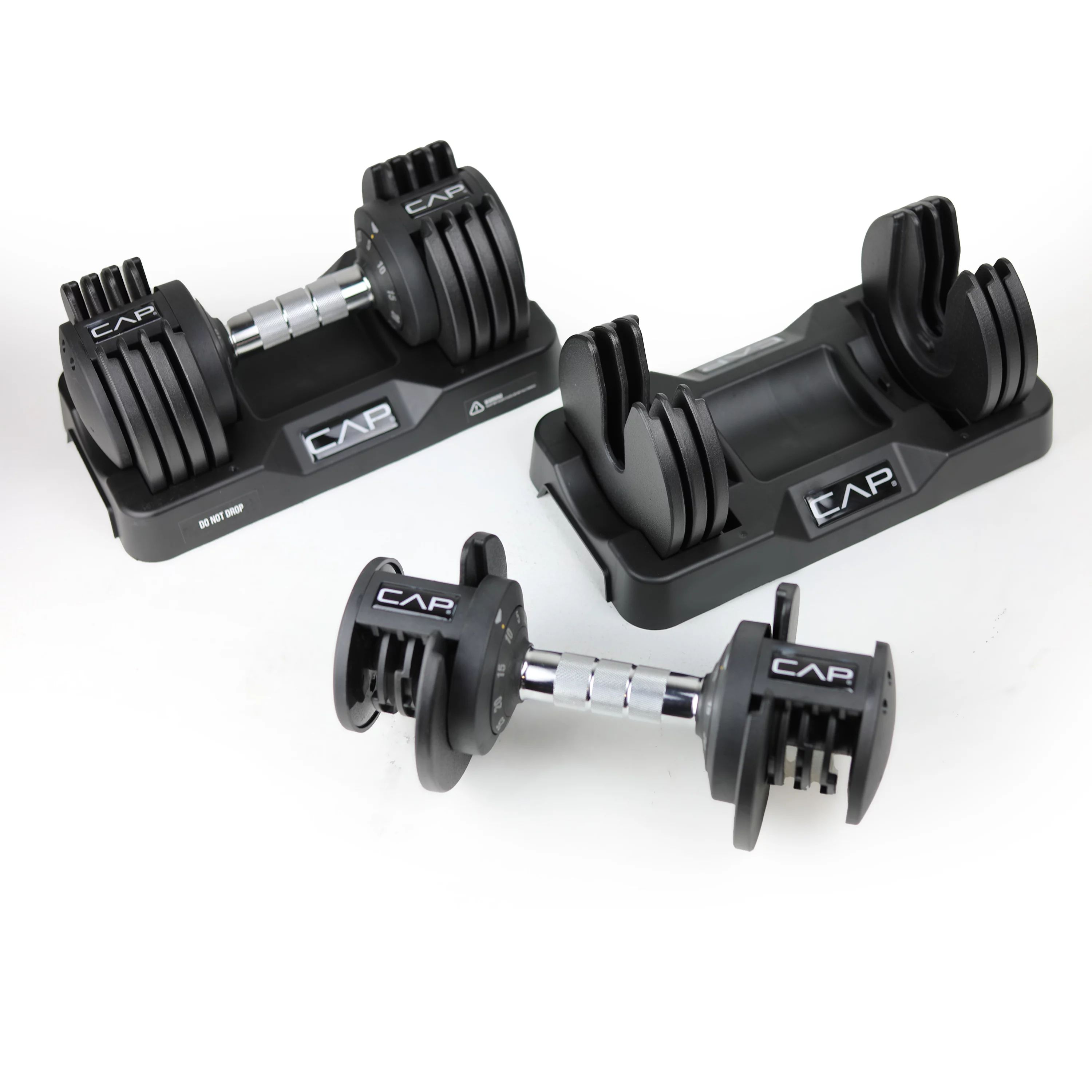 CAP Barbell 25 Lb. Adjustabell Dumbbell Set, Quick Select 5-25, Pair | Walmart (US)