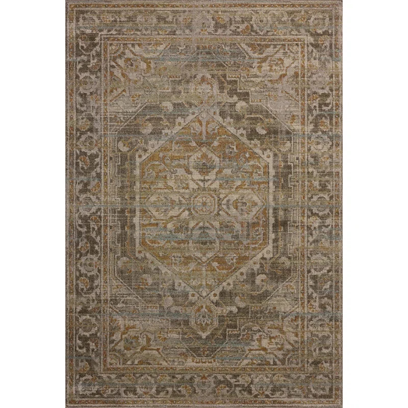 Magnolia Home by Joanna Gaines x Loloi Mona Brown Area Rug | Wayfair North America