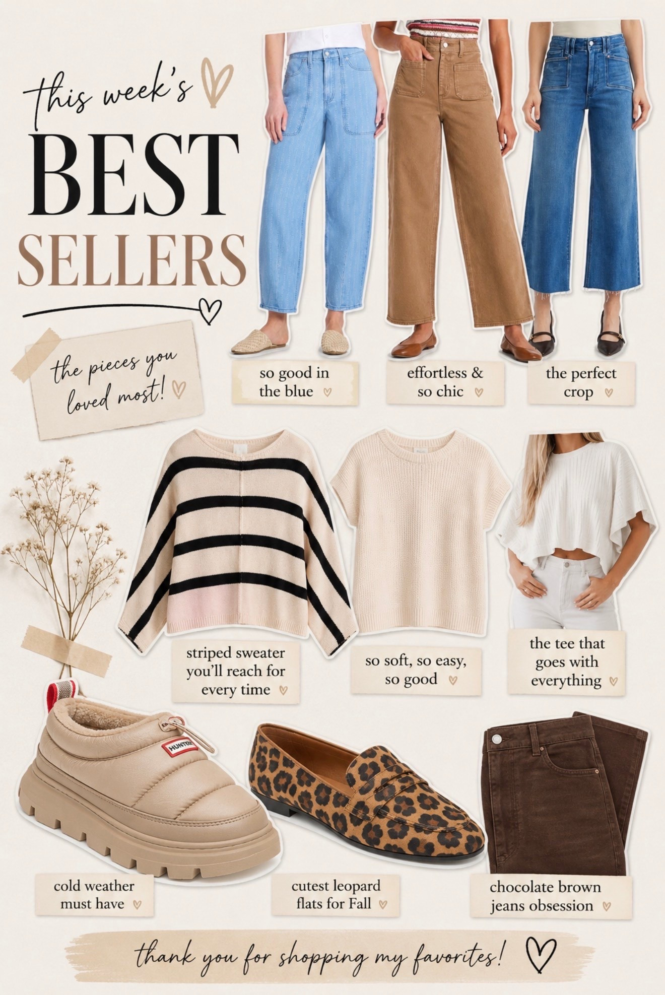 This weeks favorites

#LTKSaleAlert #LTKOver40 #LTKSeasonal