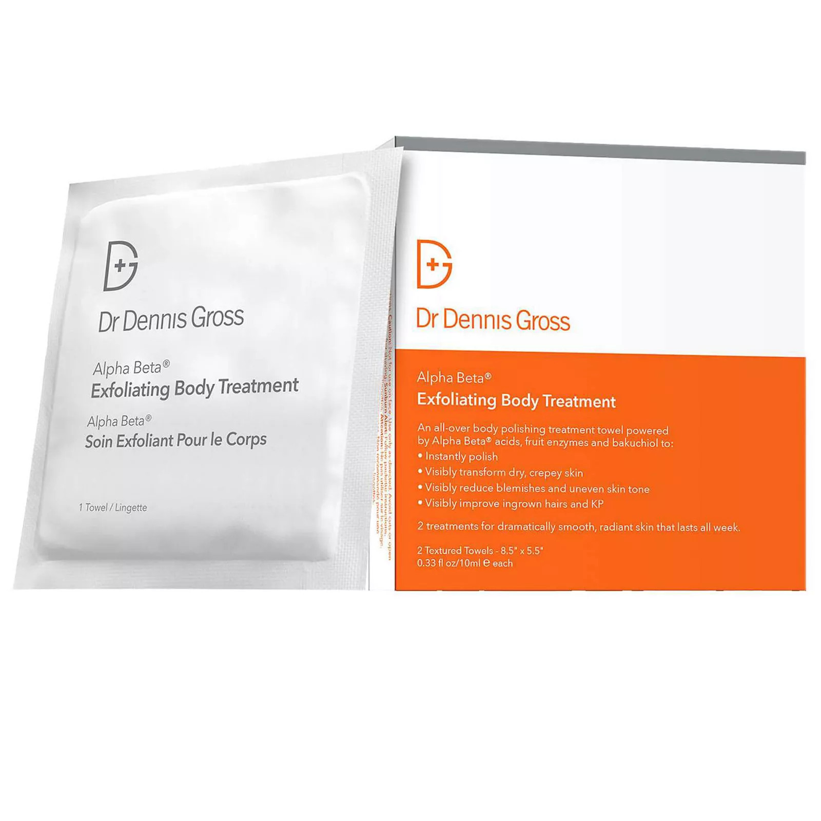 Dr. Dennis Gross Skincare Alpha Beta Exfoliating Body Treatment Peel, Size: 2 CT, None | Kohl's