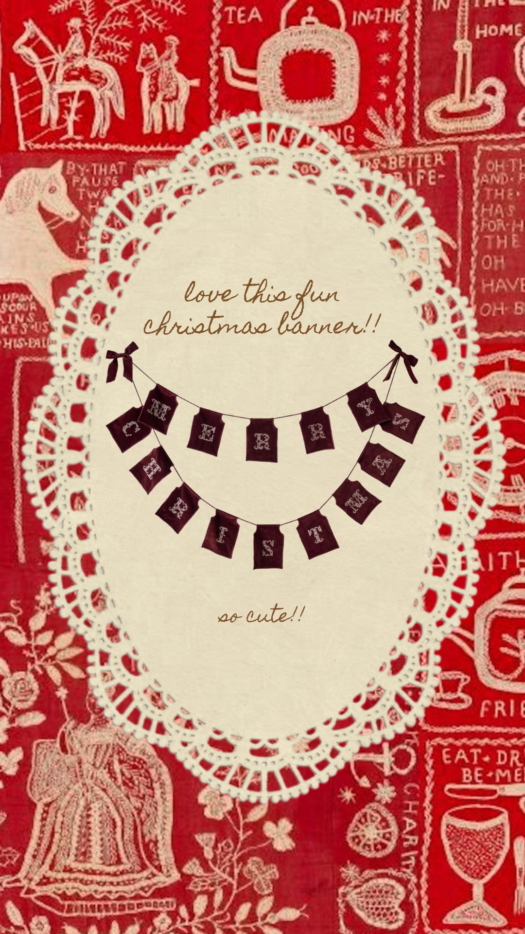 Love this sweet Christmas banner from Magnolia's collection!  

 #LTKHome