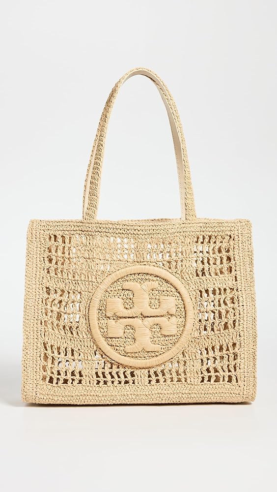 Tory Burch Women's Ella Hand Crocheted Small Tote | Amazon (US)