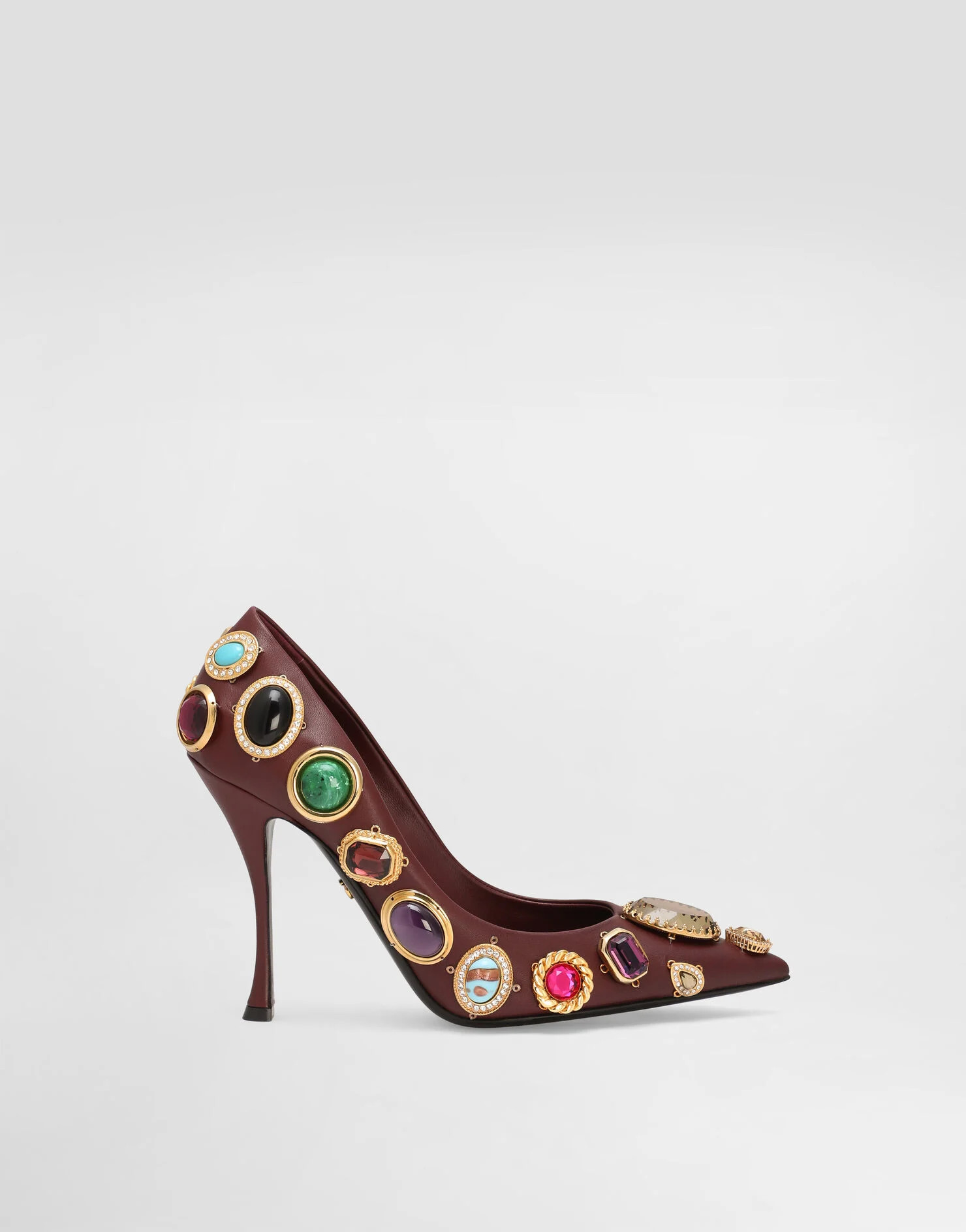 Pumps with stone embroidery | Dolce & Gabbana US
