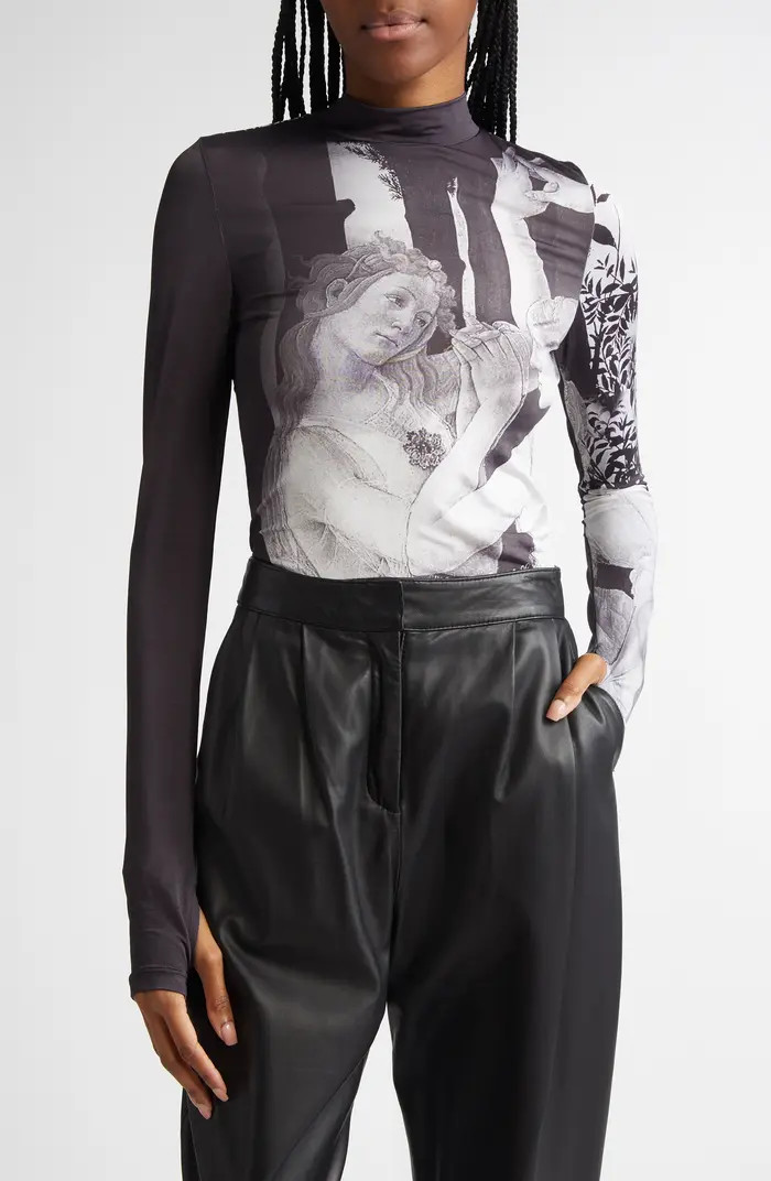 Delaina Graphic Long Sleeve Top | Nordstrom