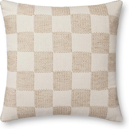 Click for more info about LOLOI PLL0123 Beige 22'' x 22'' Cover w/Poly Pillow