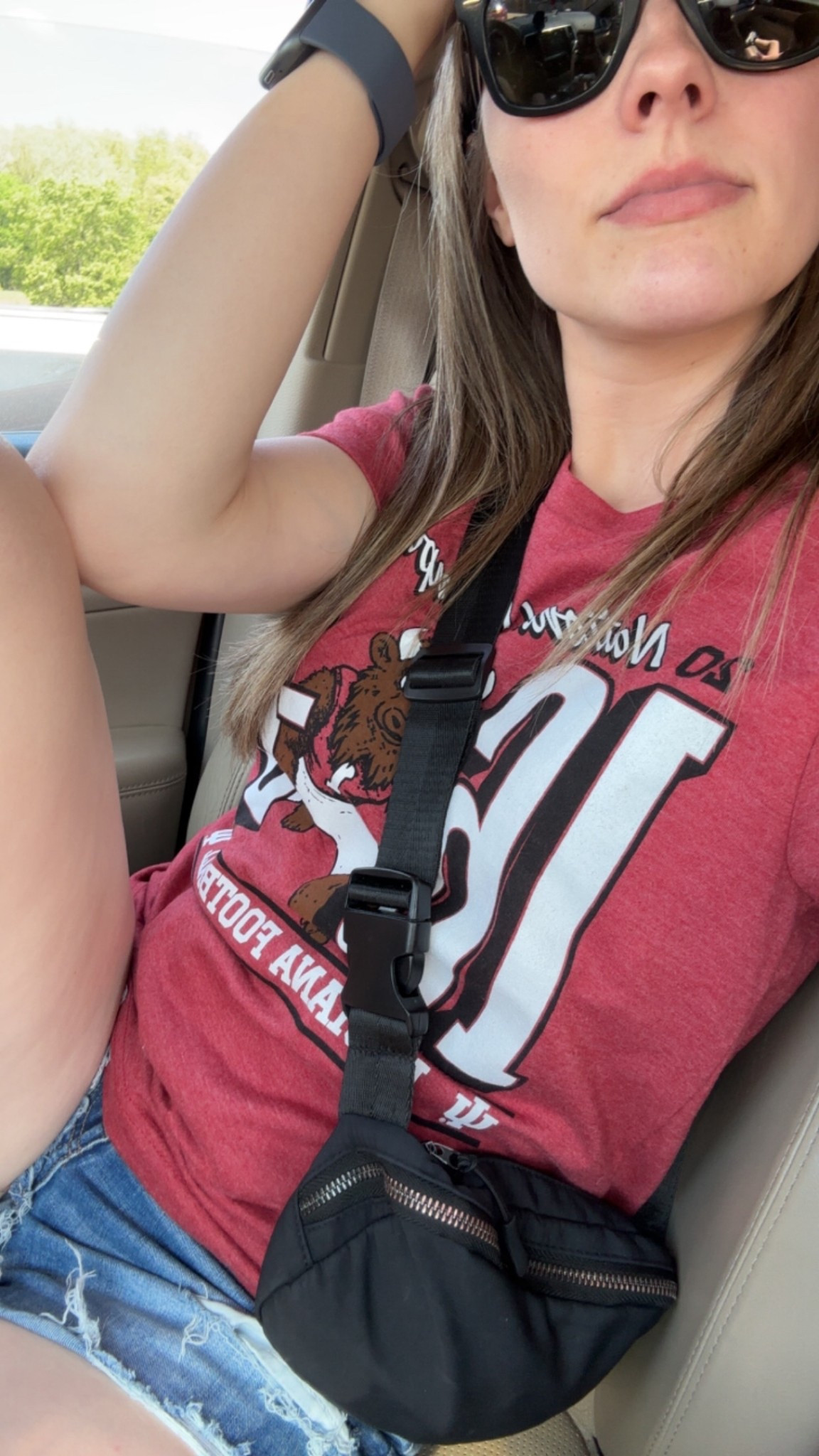 HOO HOO HOOSIERS!
What do you do in the parent pick up line? Do you get there early or just on time?

#LTKdayinmylife #LTKmomlife #LTKootd
