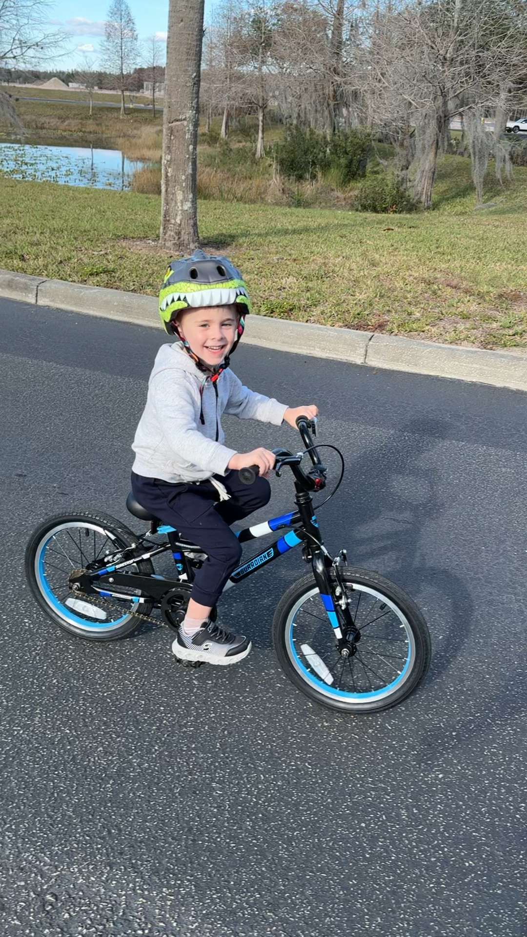Skipped right over training wheels and straight to a 2 wheeler with pedals. Balance bikes for the win! He got it on his first try 🤯🥳

#LTKkids #LTKbaby #LTKfamily